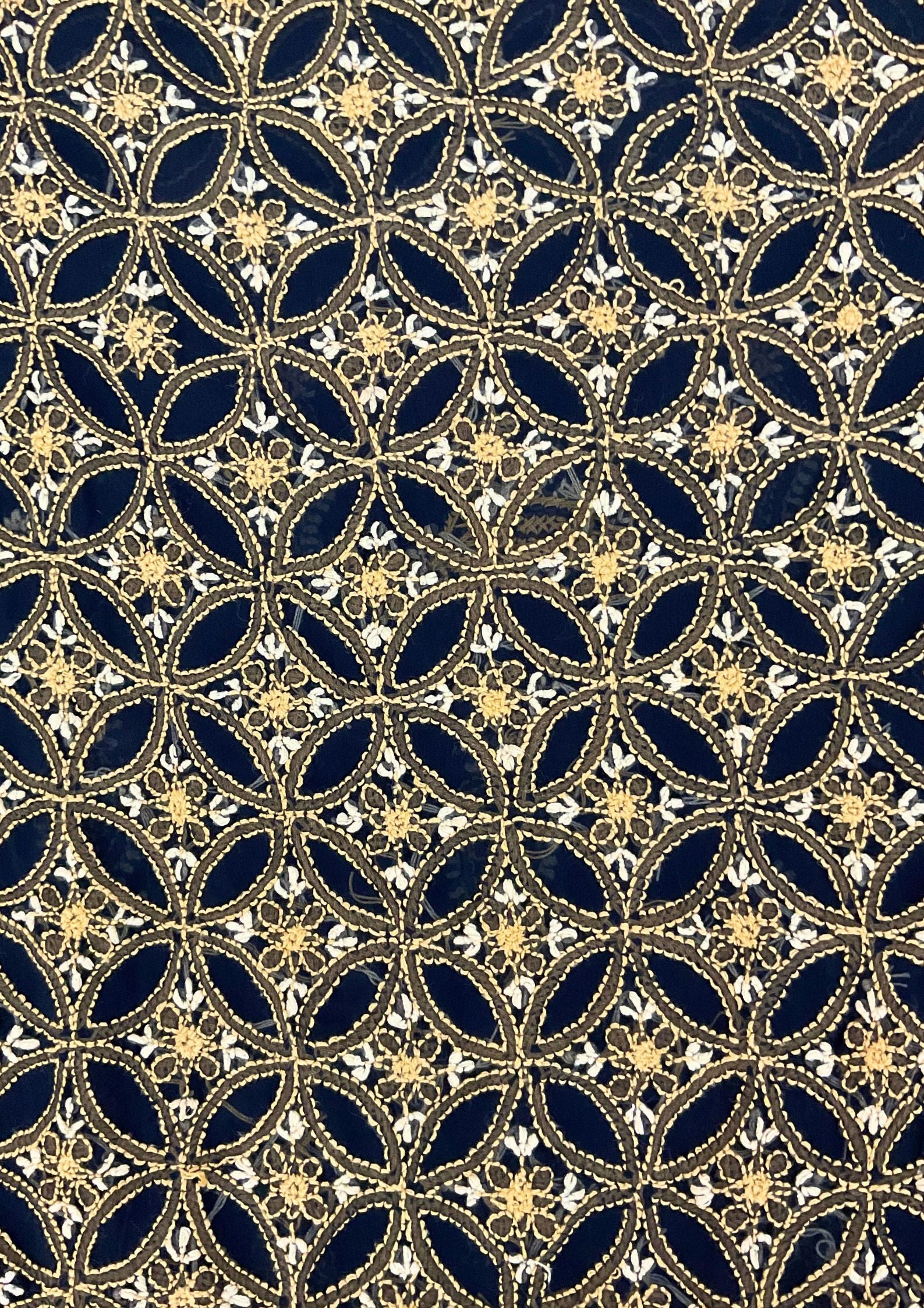 Georgette Unstitched Chikankari Suit 3 pc - Black