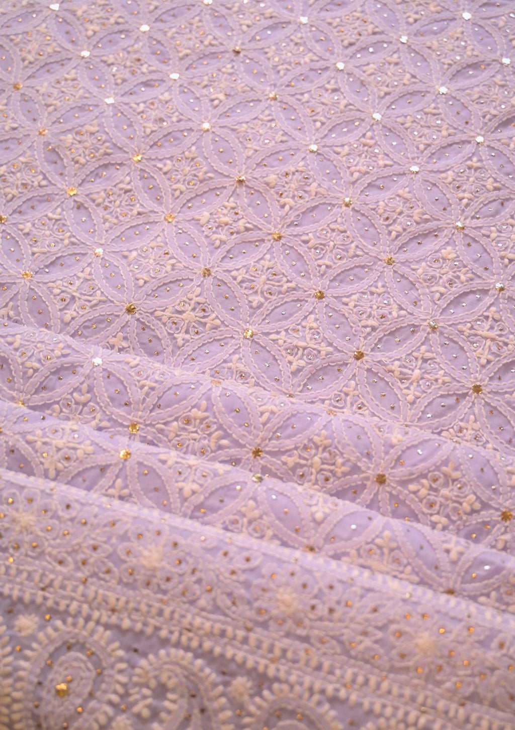 Cotton Lavender 3 pc suit