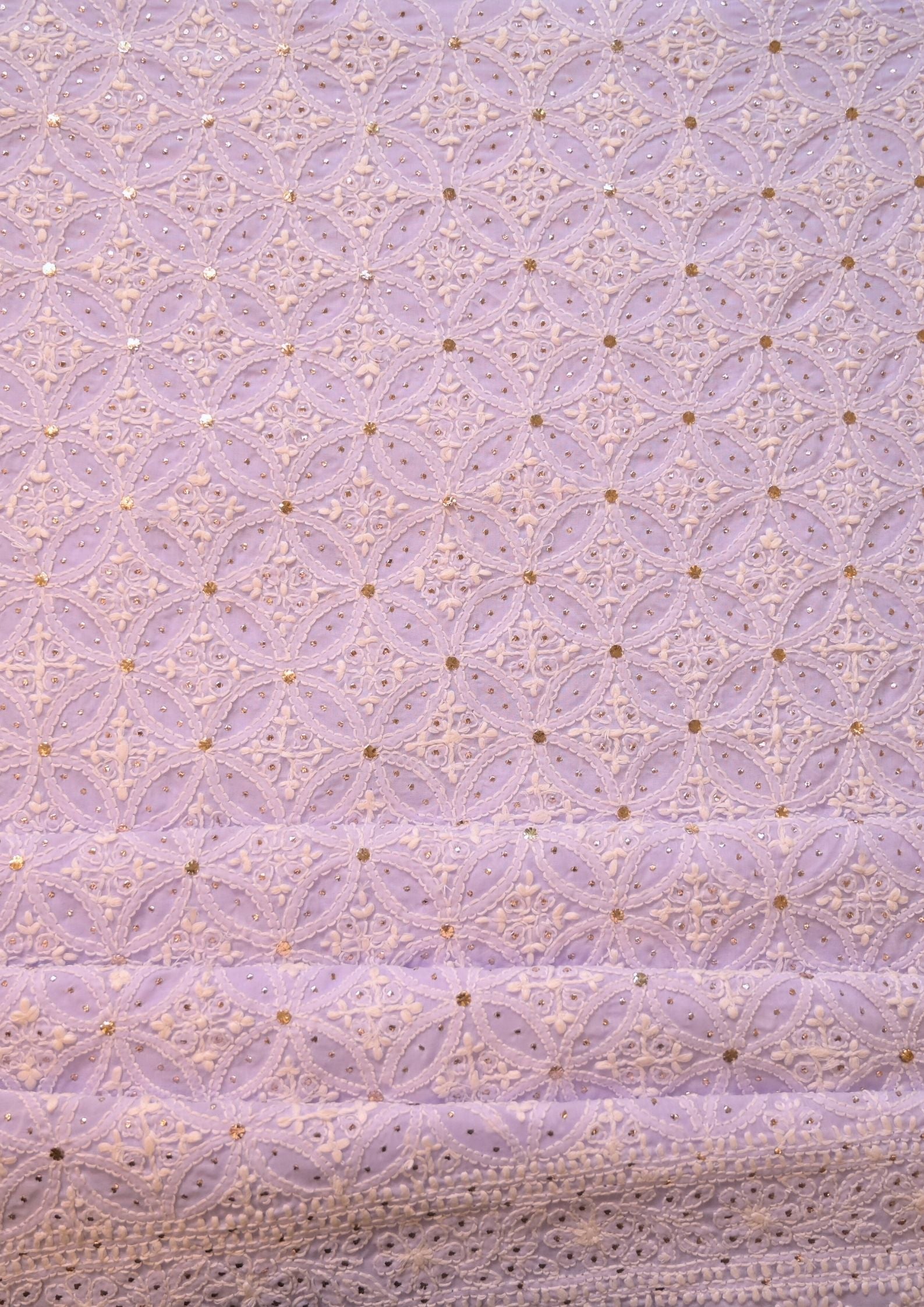 Cotton Lavender 3 pc suit