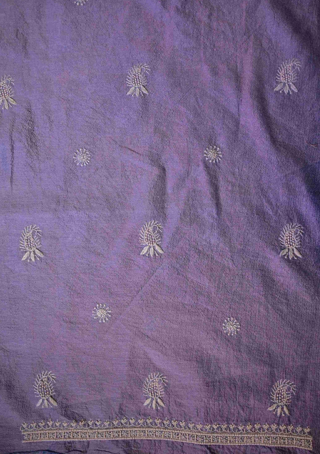 Men's Tissue Chanderi Unstitch Kurta - sc2418132