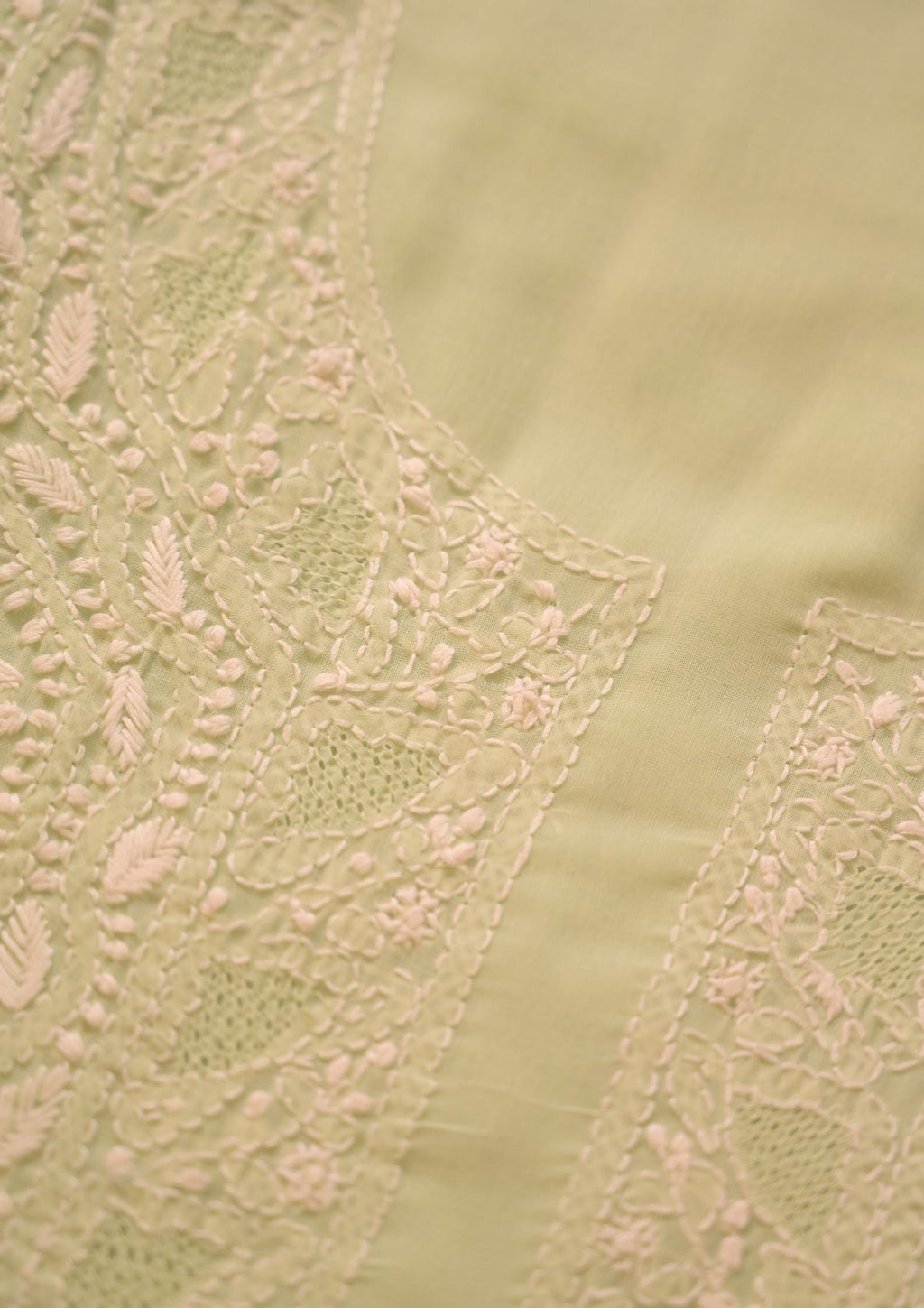 Cotton Mint Green 3 pc Suit