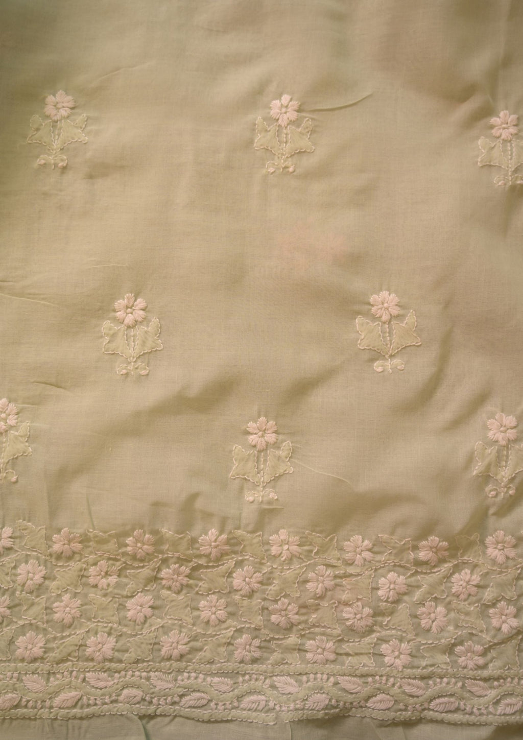 Cotton Mint Green 3 pc Suit